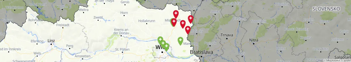 Map view for Pharmacies emergency services nearby Hausbrunn (Municipality, Niederösterreich) (42)